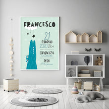 Carica l'immagine nel visualizzatore di Gallery, Il quadretto nascita con il coccodrillo - UNIKREO