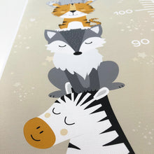 Carica l'immagine nel visualizzatore di Gallery, Il metro crescita con la torre di animali - UNIKREO