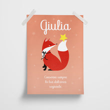 Carica l'immagine nel visualizzatore di Gallery, Quadretto personalizzato "La volpe e la stella" - UNIKREO