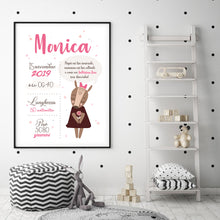 Carica l'immagine nel visualizzatore di Gallery, Quadretto personalizzato "Dolce cerbiatta" - UNIKREO